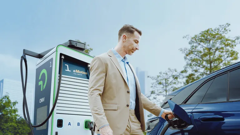 EV; man; E-mobility