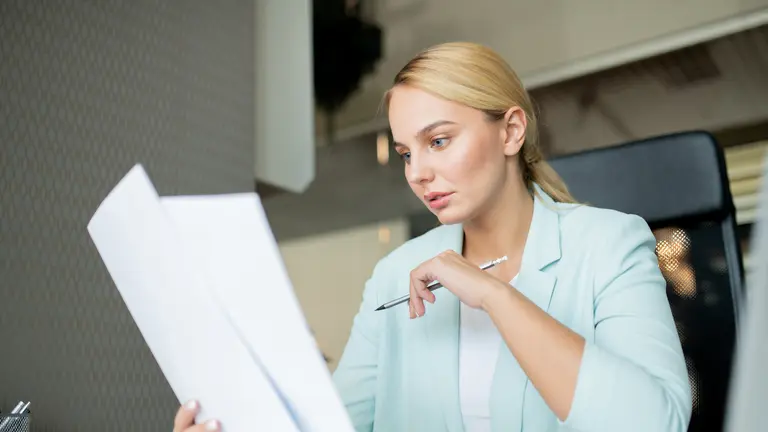 Woman in the office