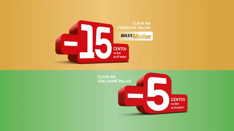 zlavy na paliva za body