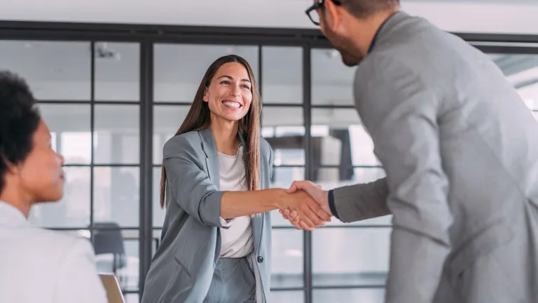 People shaking hands