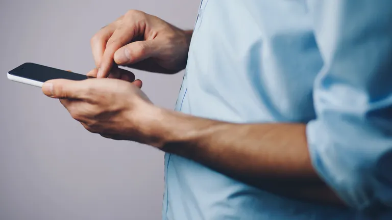 Man holding phone