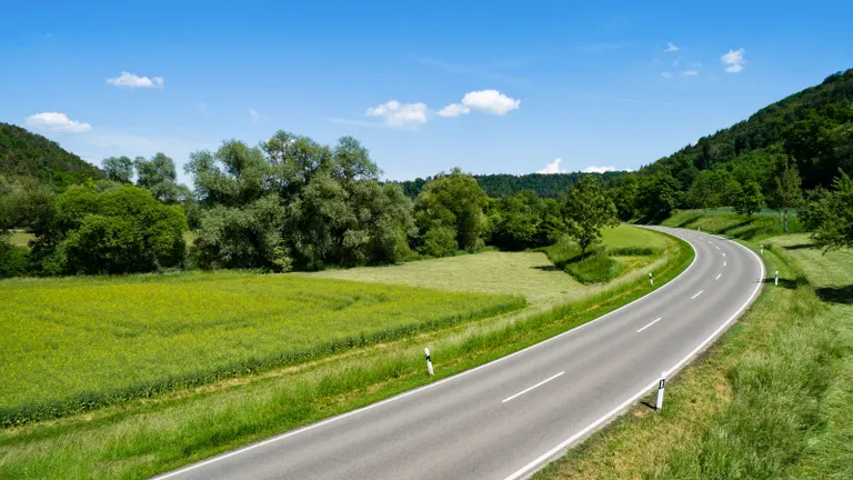 Road in countryside